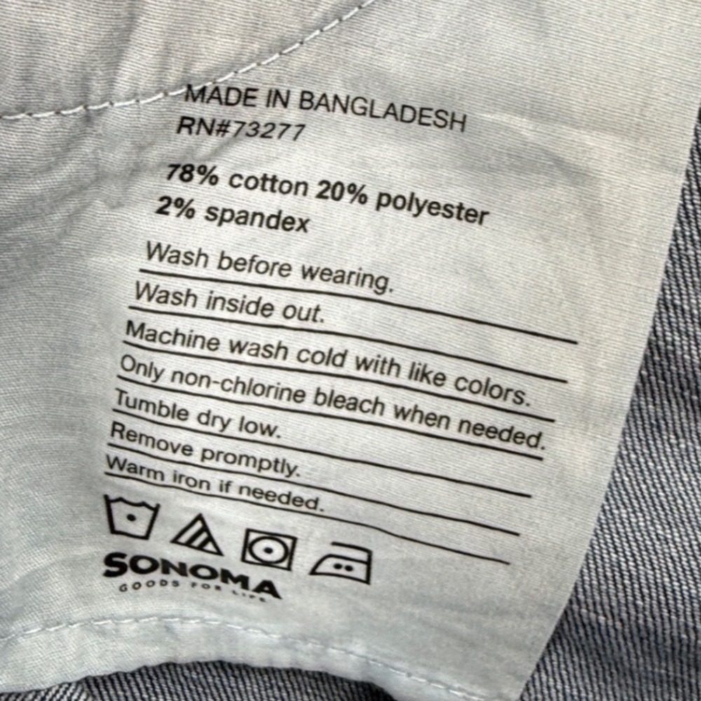 Sonoma Goods For Life Womens 14P Bootcut Jeans Medium Wash Distressed Blue Denim - Picture 9 of 10